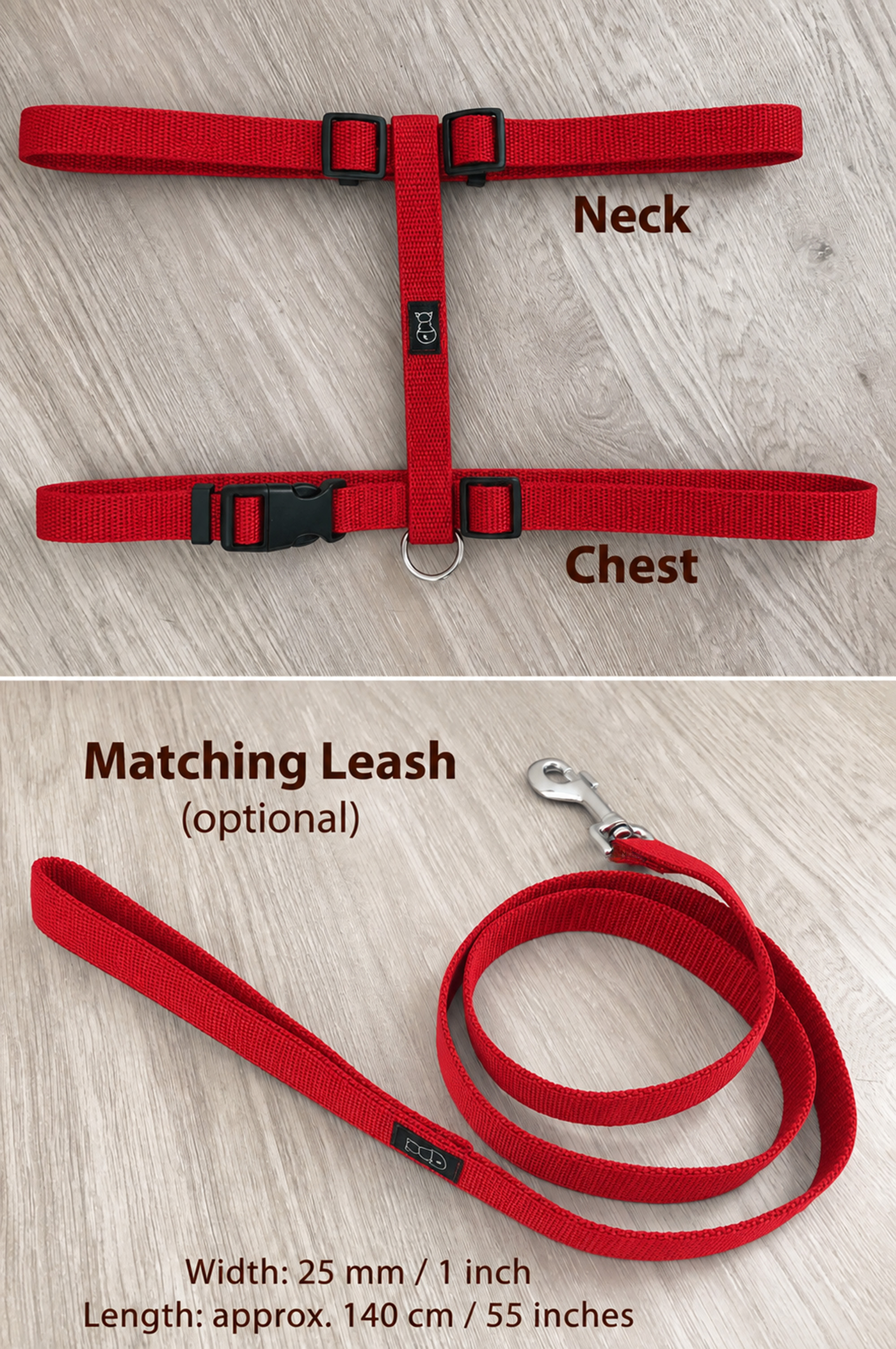Mini Pig Unicolor 1B_harness and Leash