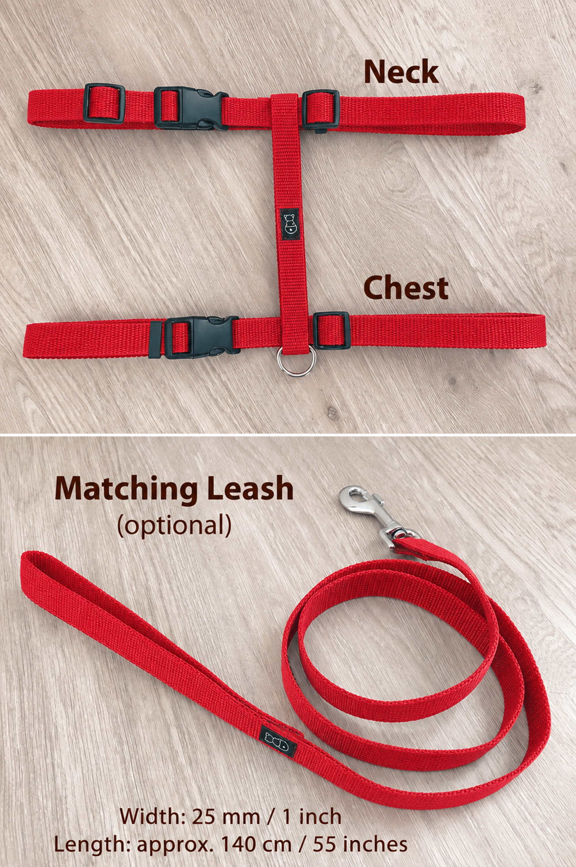 Mini Pig Unicolor 2B_harness and Leash
